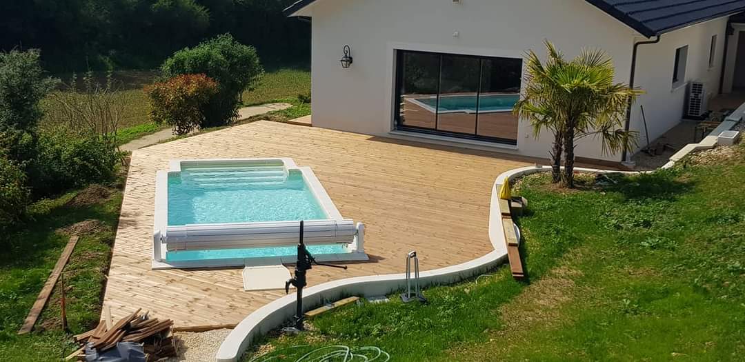 SP BOIS | Terrasse en bois pour plage de piscine à Saint Marcel du Périgord