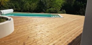 SP BOIS | Terrasse en bois pour plage de piscine à Saint Marcel du Périgord